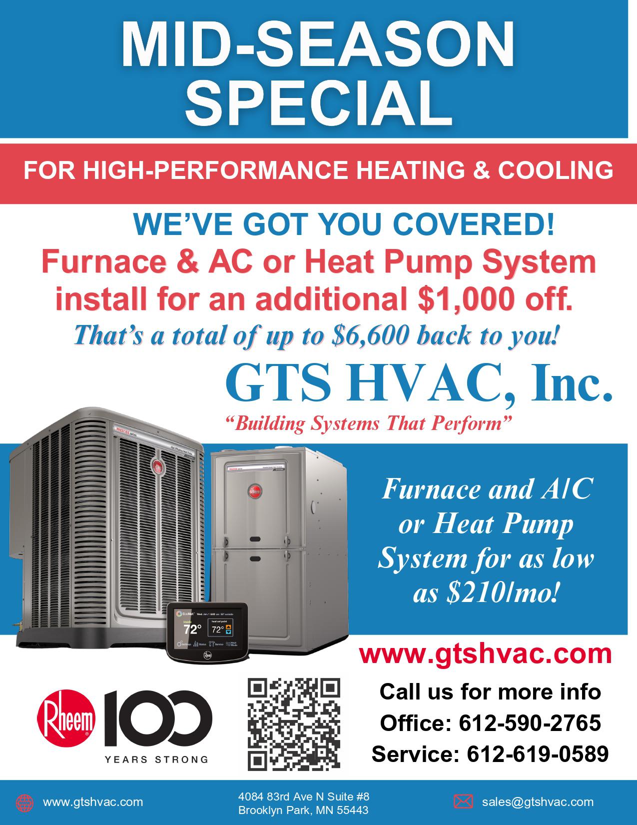 Now is the time to replace you furnace & AC